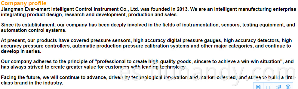 Air Compressor Sensor